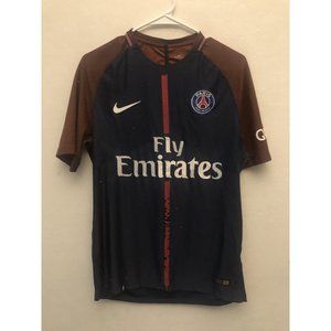 NIKE VINTAGE DRI-FIT FLY EMIRATES PARIS SAINT GERMAIN JERSEY SIZE L LARGE